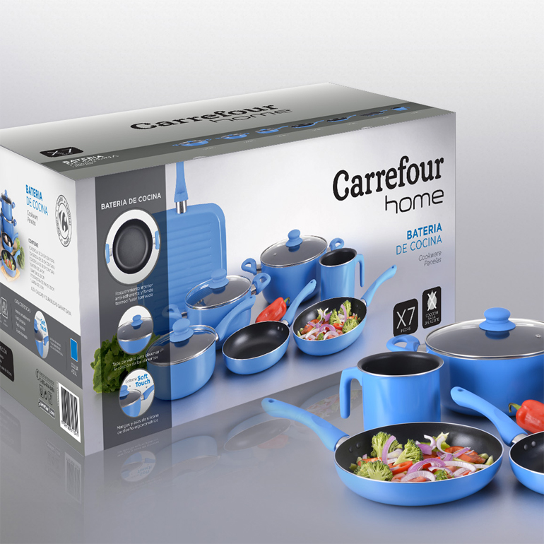 packaging batería de cocina - Carrefour
